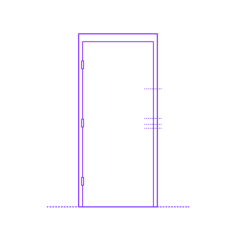 Buildings Door Hardware Locations Icon Svg Vector, Free Vectors File